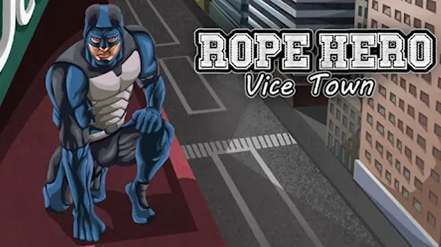 Rope Hero Vice Town MOD APK hero banner