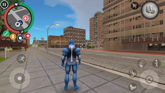 Rope Hero Vice Town open world city